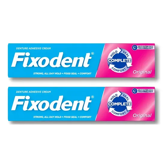 Fixodent Creme Dental 68g - 2 Tubos Adesivo Original