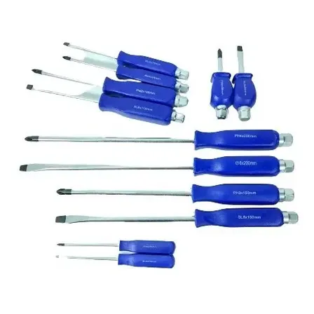 Kit Jogo Chave De Fenda E Phillips De Impacto 12 Peças Crv