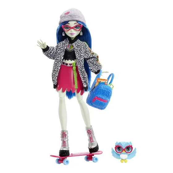 Boneca Monster High Ghoulia Yelps 26 Cm Com Acessórios De 3