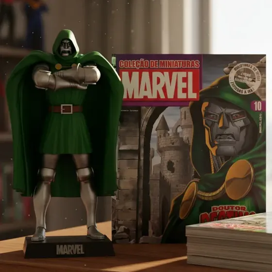 Miniatura Dr. Destino Ed. 10 Eaglemoss Super Herois Marvel