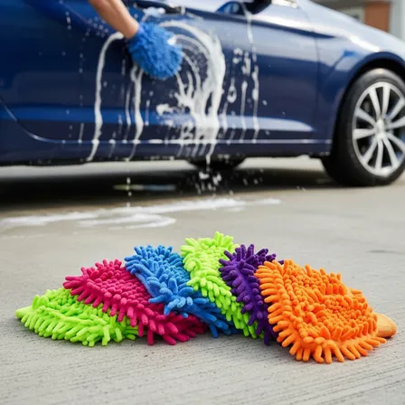 Kit 3 Luva Microfibra Automotiva Multiuso Duravel Faxina