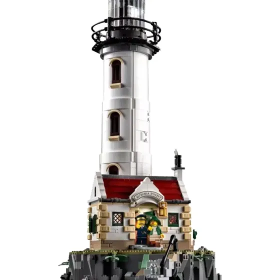 Conjunto De Blocos De Construção De Farol Elétrico, Presente
