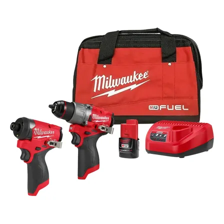 Kit Ferramentas Milwaukee M12 Fuel Parafusadeira/furadeira