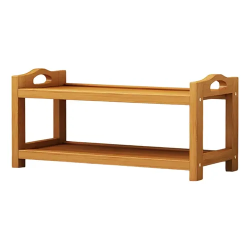 Organizadores De Sapatos Bamboos Rack Home Floor Concise Rac Yellow-h