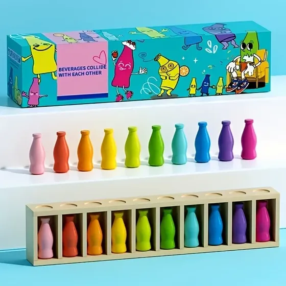 Divertido Jogo De Tabuleiro De Classificação De Cores Para A