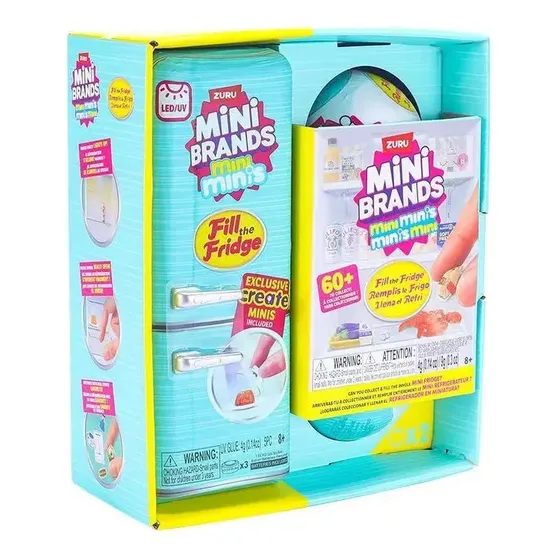 Mini Marcas - Kit Geladeira Playset Geladeira +2 Bolas U