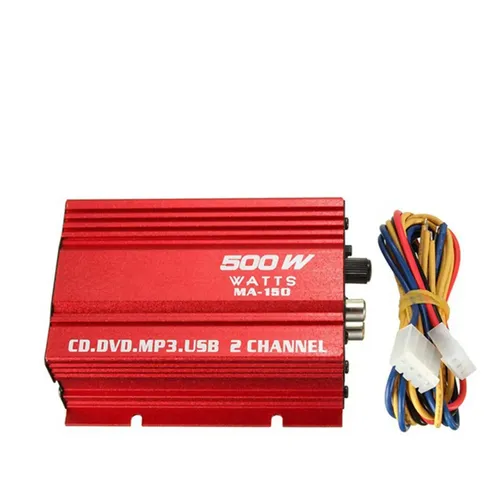 Amplificador De Áudio Para Carro 2 Canais Mini Am