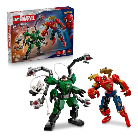 Brinquedos De Construção Lego Marvel Mech Battle Spider-man