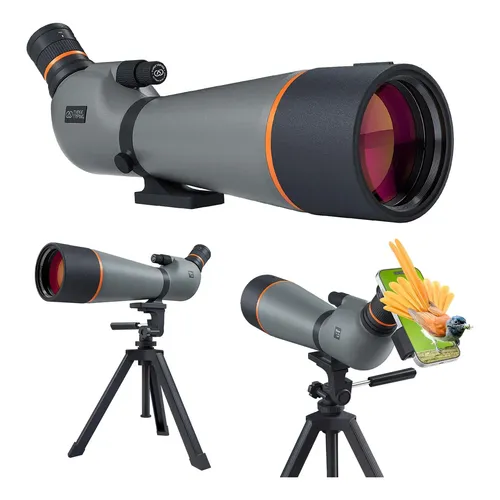 Tripé Com Lente Spotting Scope Three Triping 25-75x85 Fmc