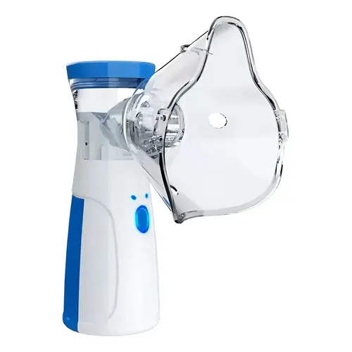 Nebulizador Inalador Portátil Mesh Sem Fio Branco