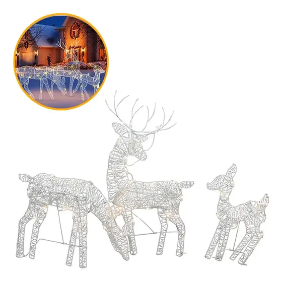Decoração De Natal De Renas Lanterna De Veado