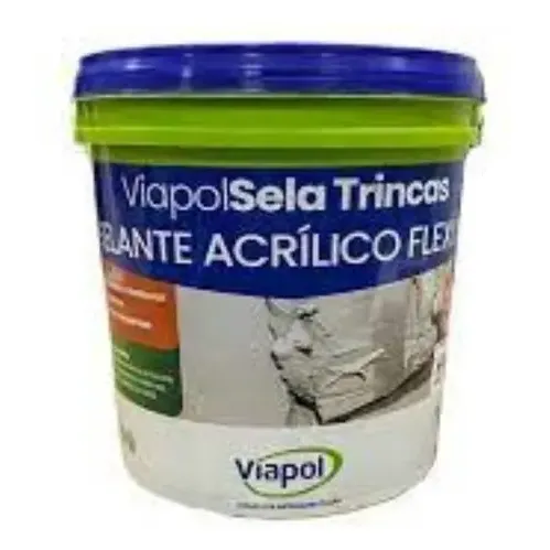 Mástique P/ Calafetar Trincas Fissuras Heydicryl 5kg Viapol
