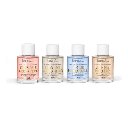 Kit Óleos Capilares Superpoderosos Completo Forever Liss 7 M