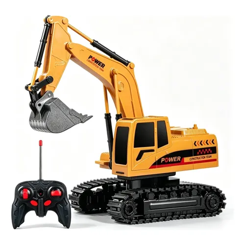Mini Escavadeira Controle Remoto 6 Canais