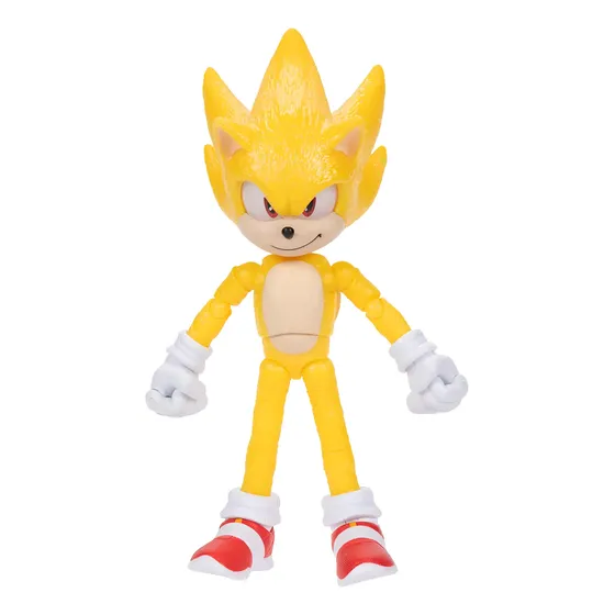 Boneco De Ação Sonic The Hedgehog 3 Movie Super Sonic 13cm
