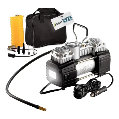 Compressor De Ar Asani 12v: Bomba De Pneu Portátil