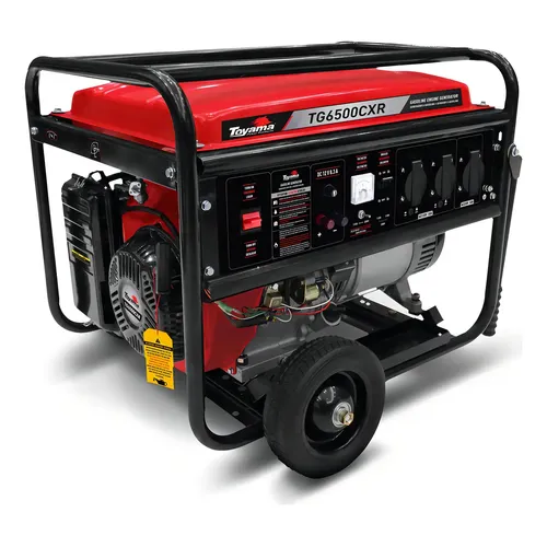 Gerador De Energia 6 Kva A Gasolina Bivolt Partida Manual - Tg6500cxr - Toyama