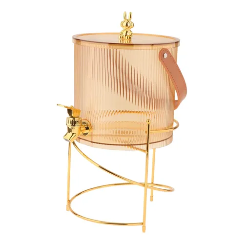 Dispensador De Bebidas, Jarro 19cmx33cm 3,5l Chá E Suporte