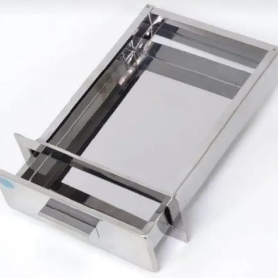 Gaveta Cinzeiro 100% Inox 430 Para Churrasqueira Alvenaria