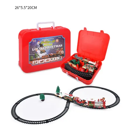 Conjunto De Tren Navideño Con Luces Y Sonidos Modelo Z Rai
