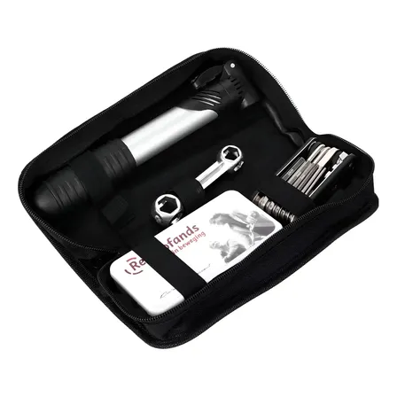 Kit Ferramenta Bike Bolsa Chave Bomba Remendo Reparo Pneu