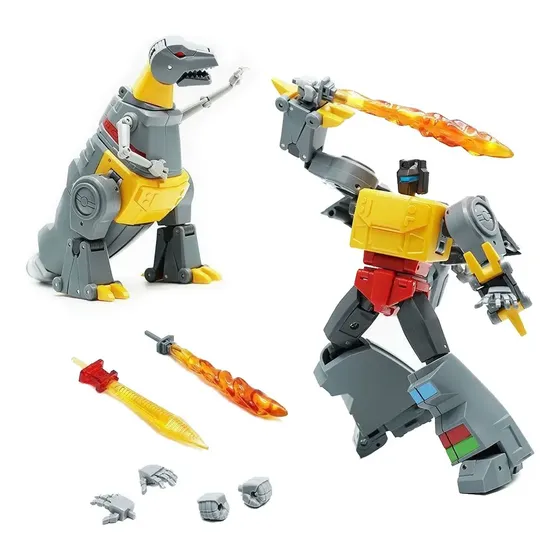 1984 Soldado Dinobots Líder Grimlock Transformers Deformable