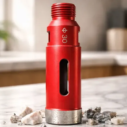 Broca Serra Copo Diamantada 30mm Rosca M14 Mármore Granito