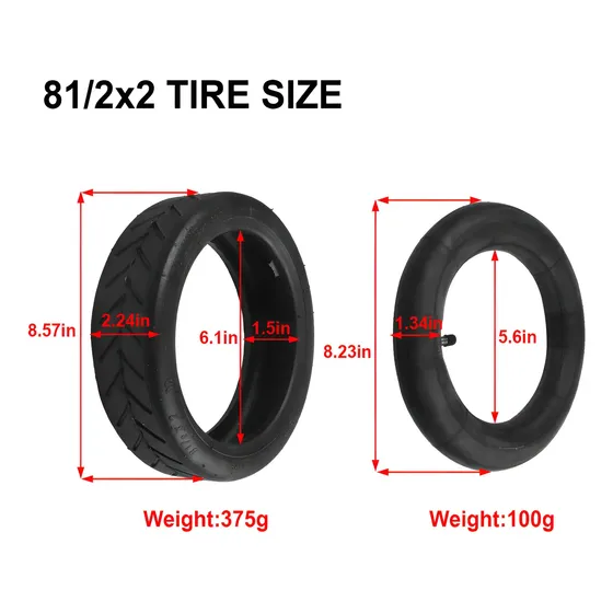 Pneu E Câmara Para Patinete Elétrico 50/75-6.1