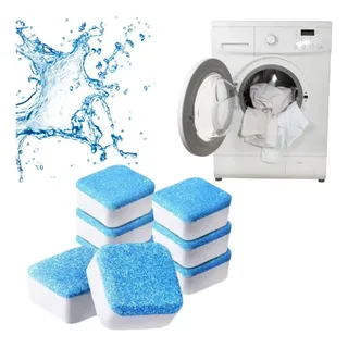 Pastilha Tablete Limpeza Máquina Lavar Roupa Louça Kit 12 Un