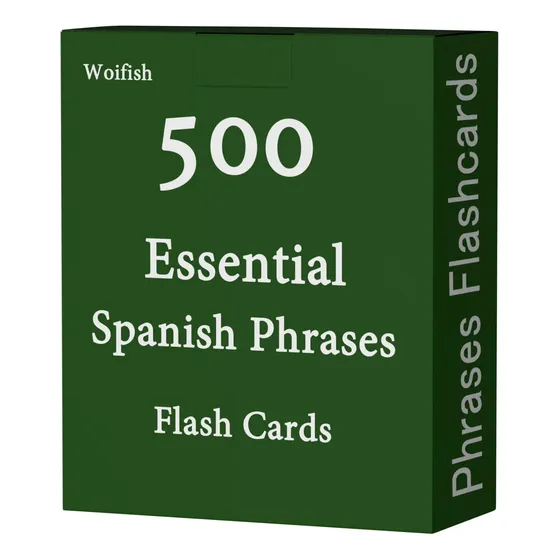 Flash Cards Com 500 Frases Comuns Em Espanhol