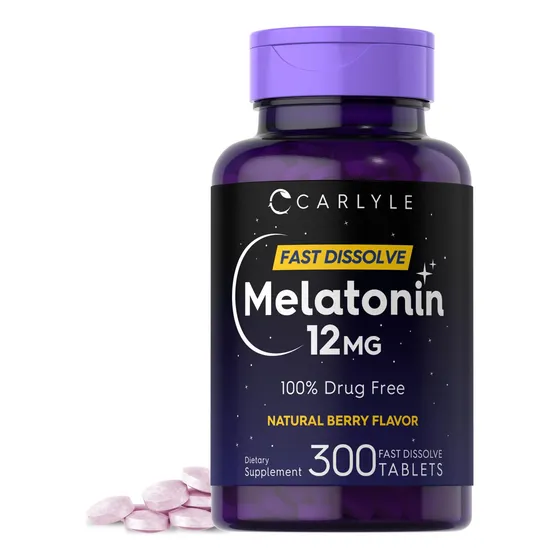 Melatonina 12 Mg Carlyle Fast Dissolve 300