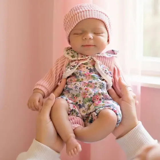 Boneca Recém-nascida De Silicone 4zt9 Csww Cute Pascale Baby