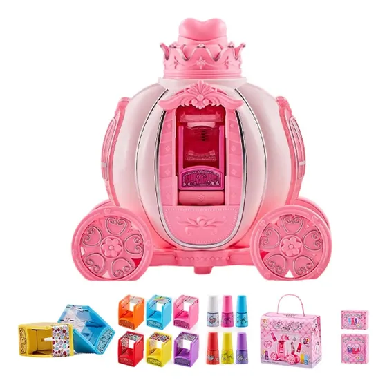 Kit De Unhas Para Meninas Brinquedo De Maquilhagem De Faz De