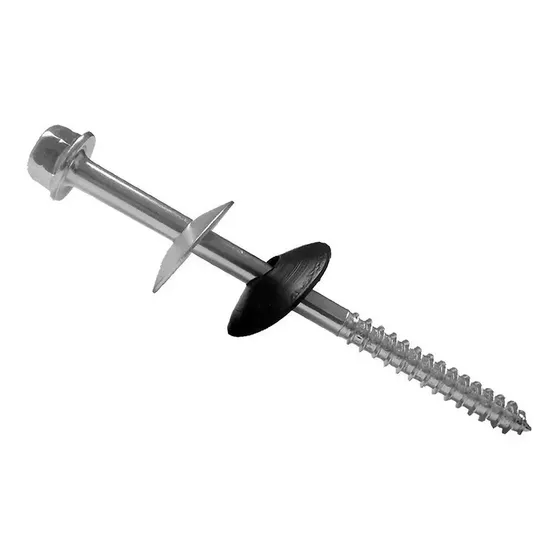Parafuso Telha Com Conjunto De Vedação 5/16x250mm - 100un