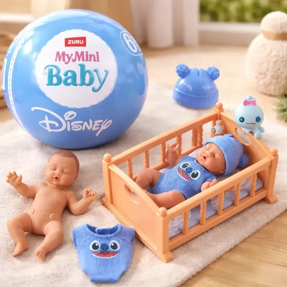 Mini Boneca Zuru My Mini Baby Disney Acessórios