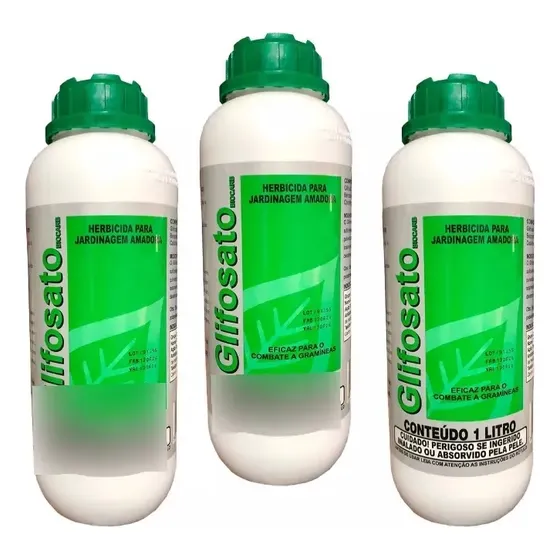 3x Glifosato Melhor Mata Mato Líquido Original Envio Rápido
