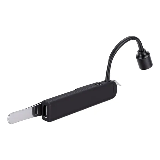 Pinça De Cílios Led 1w 395nm De Cura Rápida Com Cola E Portá