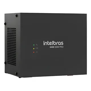 Nobreak Portão Intelbras Gnb 1500 Pro 1500va Entrada Saída 120/220 Preto