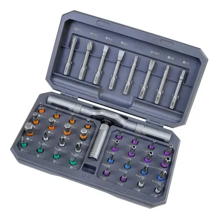 Kit Chaves De Fenda 42 Em 1 Profissional Catraca Magnéticas