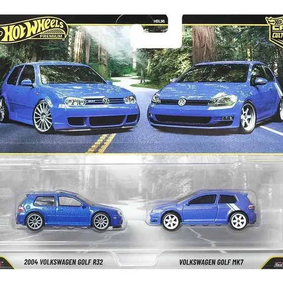 Z Conjunto Hot Wheels Premium Volkswagen Golf R32 E Mk7 H