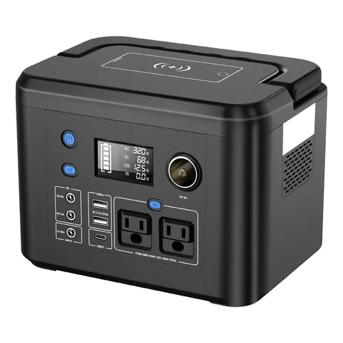 Potência Portátil De 350 W, Bateria De Lítio De Reserva Powk