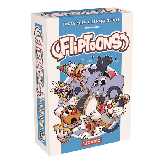 Fliptoons Jogo De Cartas Geeks N' Orcs Português