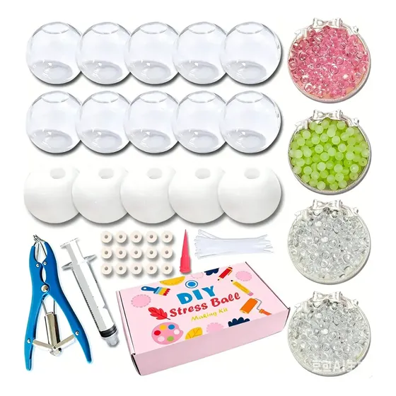 Bola Anti-stress Diy Kit Sensorial Artesanato Criativo Tpr