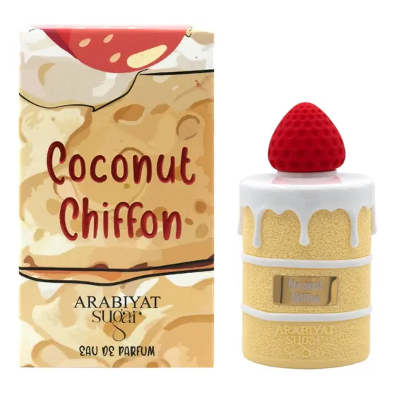 Perfume Feminino Arabiyat Sugar Coconut Chiffon Eau De Parfum 100ml