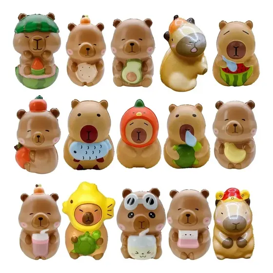15 Capybara Anti-stress Anxiety Sponge, Brinquedo De Present