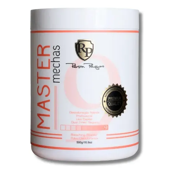 Pó Descolorante Master Mechas 500g Robson Peluquero Dust Free Sem Amônia