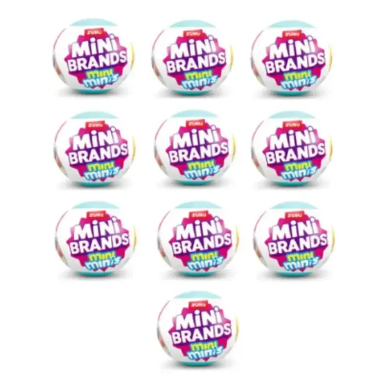 Q 10 Unidades Da Série Mini Brands Enchem A Geladeira Mini L