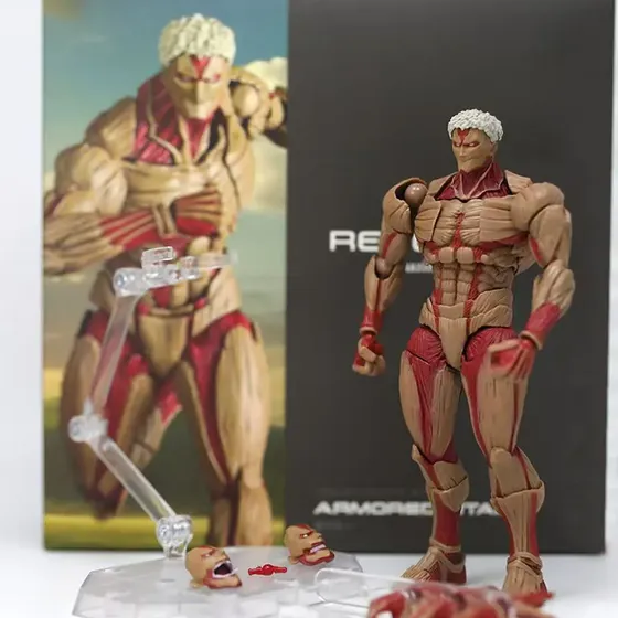 Boneco De Ação Blindado Titan Reiner 17 Cm