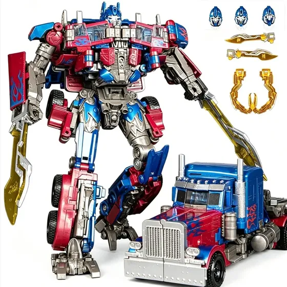 Transformer Optimus Prime 7.1in Robô Car Brinquedos Infantis