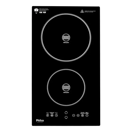 Cooktop De Indução Philco Pct11p 9 Níveis + Turbo 3400w
